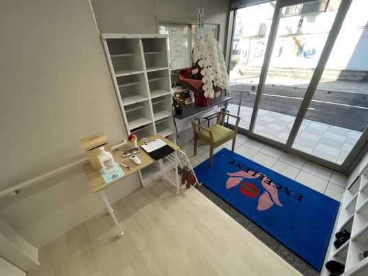 明るいエントランス