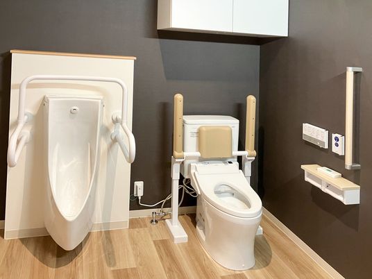安全なトイレ施設  