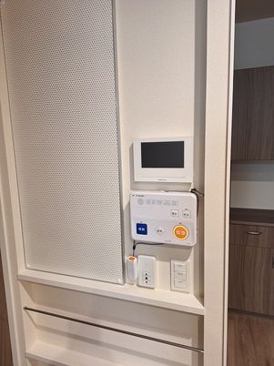 操作パネルの壁面