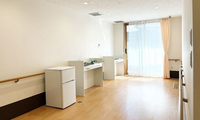 自然光が差し込む居室