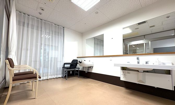 バリアフリーな洗面台