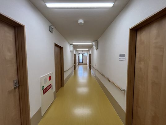明るい廊下