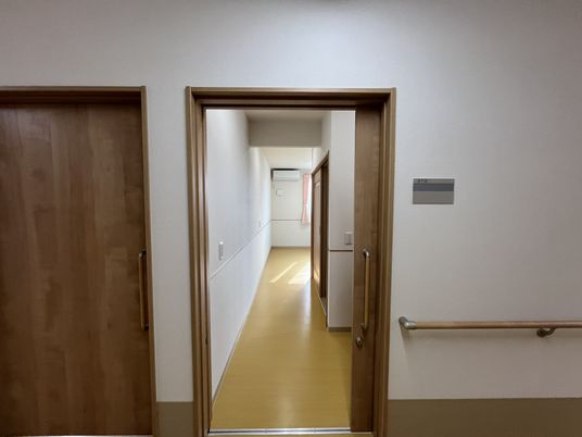 明るい廊下