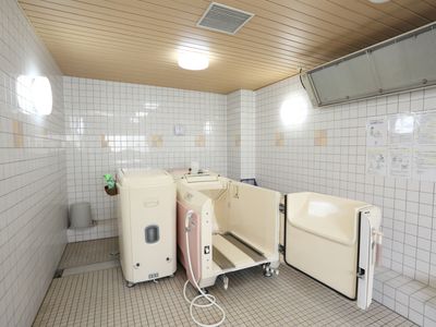 清潔感のある浴室設備