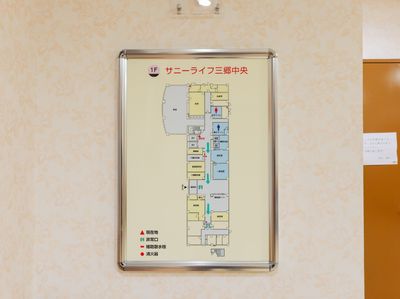 施設のフロア案内図