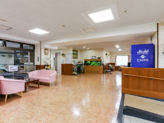 ゆったりした待合室