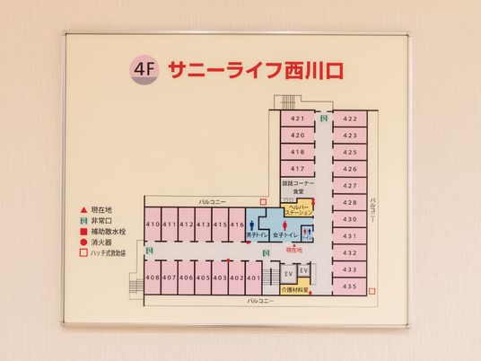 サインプラン掲示図