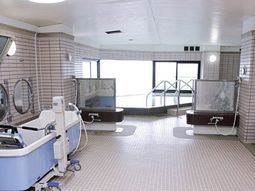 明るい清潔な浴室
