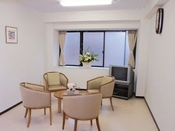 明るい居室のインテリア