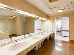 清潔な洗面所の概観