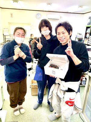 楽しく過ごすスタッフ  