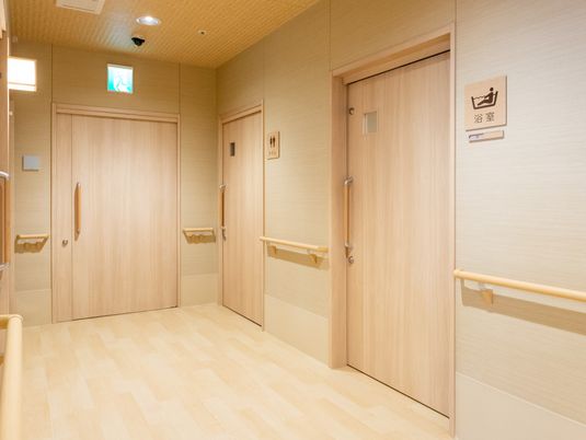 温かみのある廊下