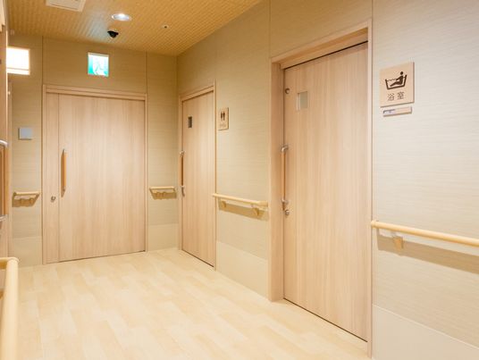 温かみのある廊下