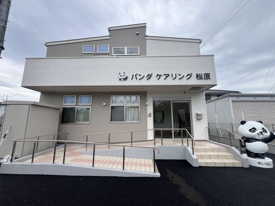 看板のある建物外観