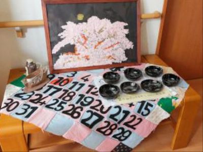 和風な装飾のある空間