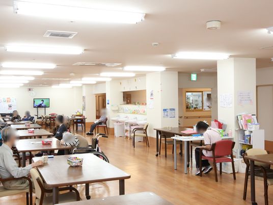 広々とした共有スペース