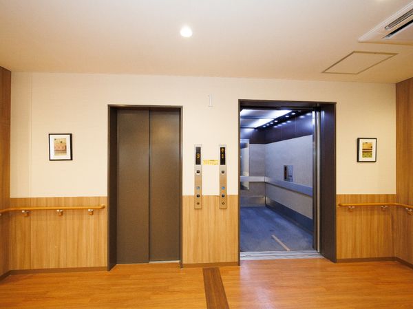 エレベーター前の空間