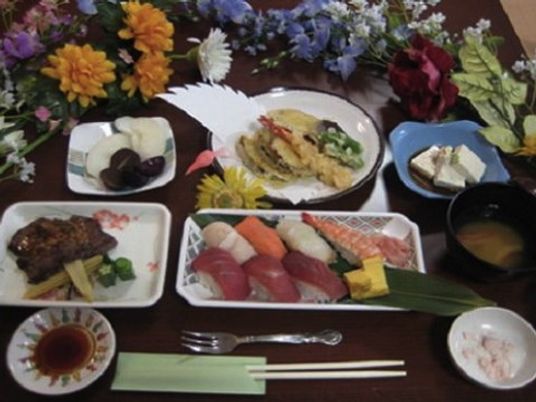 色とりどりの和食料理