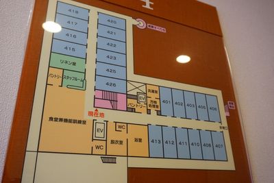 施設の案内図表示