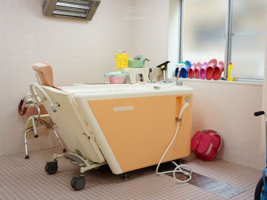 設備の整った浴室