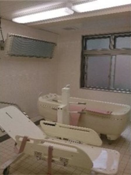 入浴サポート設備のある空間