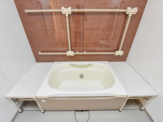 バリアフリー設計の洗面台