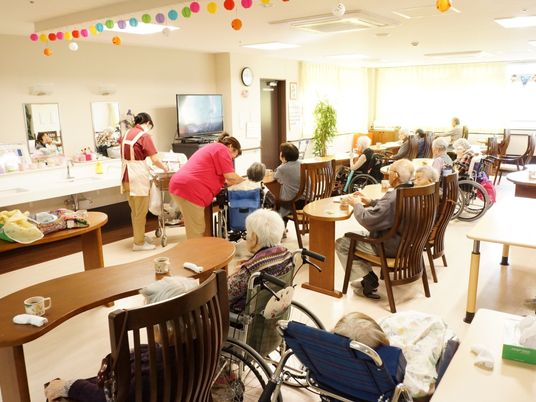 明るいデイルーム