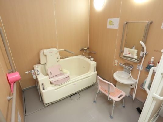 機能的な浴室設備