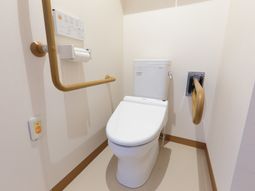 清潔なトイレ設備