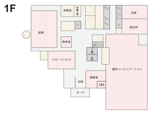 広々とした共用スペース