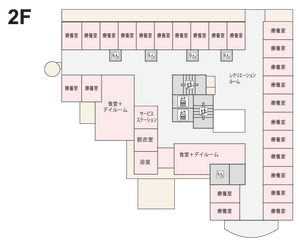 施設の間取り図