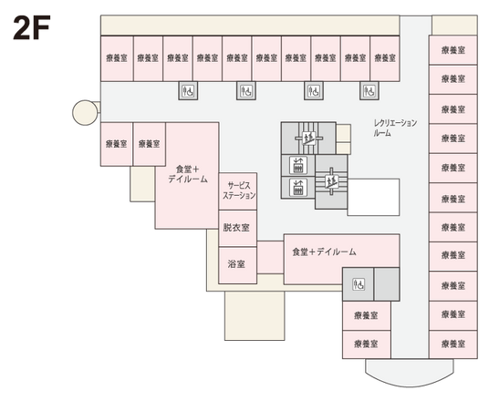 施設の間取り図