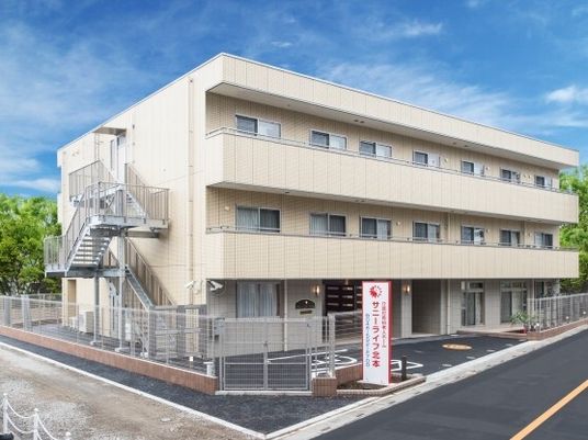 多階層施設の外観