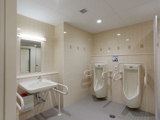 清潔なトイレ設備