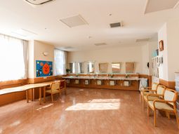 明るい洗面スペース