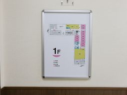 建物のフロア案内図