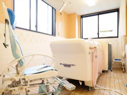 清潔な浴室設備