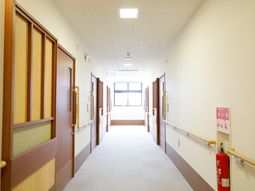 明るい廊下の様子