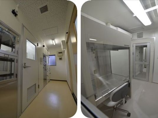 機能訓練室と廊下  
