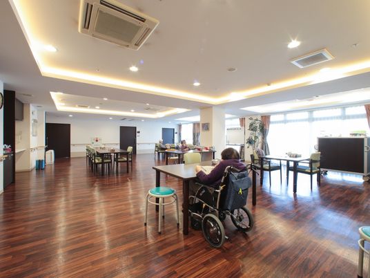 広々とした共有スペース