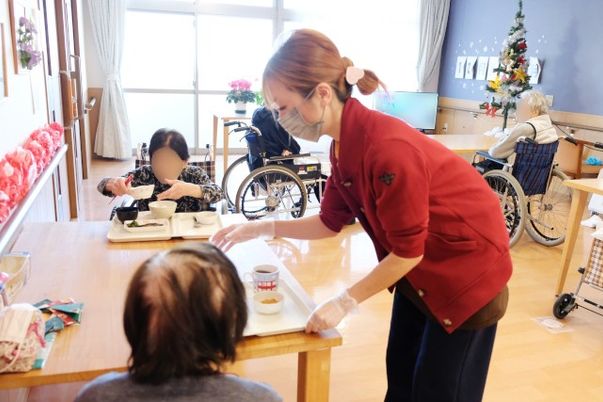お手伝いをする職員の居室