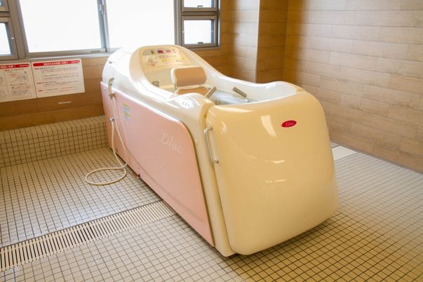 最新機器の浴室