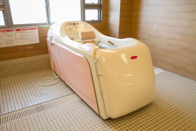 最新機器の浴室