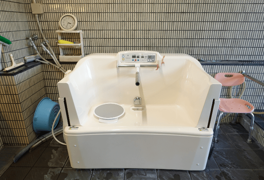 リラックスできる浴室