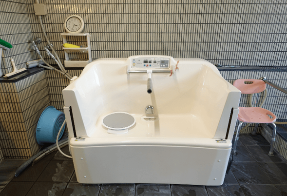 リラックスできる浴室