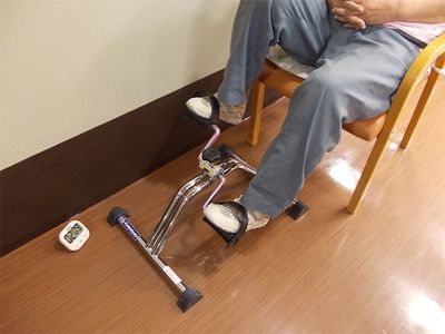 機能訓練が行われる様子