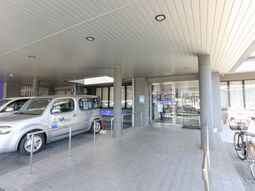 エントランスの明るい風景