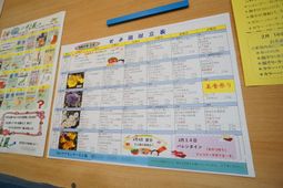 情報豊富な掲示物