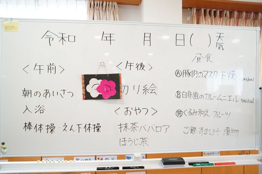 情報ボードの拡大写真