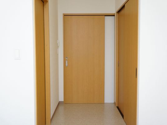 木製のシンプルな扉